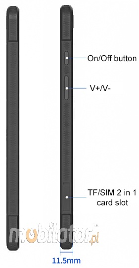 Mobipad 688DS-RTML wstrzsoodporny przemysowy tablet Android 4G LTE IP68